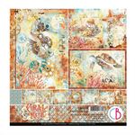 Blocco di Carte Scrap Coral Reef cm 20 x 20