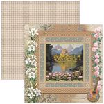 Blocco di Carte Scrap Courtly Love Pad cm 20 x 20