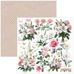 Blocco di Carte Scrap Courtly Love Pad cm 20 x 20