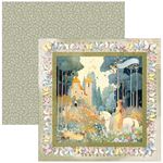 Blocco di Carte Scrap Courtly Love Pad cm 20 x 20