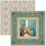 Blocco di Carte Scrap Courtly Love Pad cm 20 x 20