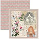 Blocco di Carte Scrap Courtly Love Pad cm 20 x 20