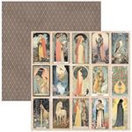 Blocco di Carte Scrap Courtly Love Pad cm 20 x 20