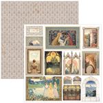 Blocco di Carte Scrap Courtly Love Pad cm 20 x 20
