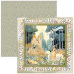 Blocco di Carte Scrap Courtly Love Paper Pad cm 30 x 30