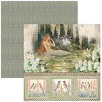 Blocco di Carte Scrap Courtly Love Paper Pad cm 30 x 30