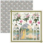 Blocco di Carte Scrap Courtly Love Patterns Pad cm 30 x 30