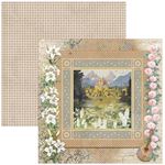 Blocco di Carte Scrap Courtly Love Patterns Pad cm 30 x 30