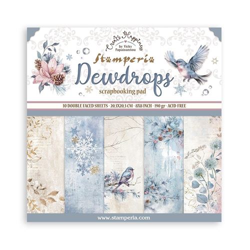 Blocco di Carte Scrap Create Happiness Dewdrops cm 20 X 20