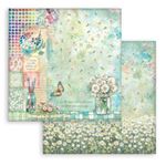 Blocco di Carte Scrap Daisy Art cm 20 x 20