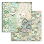 Blocco di Carte Scrap Daisy Art cm 20 x 20