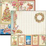 Blocco di Carte Scrap Dear Santa cm 20 x 20