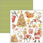 Blocco di Carte Scrap Dear Santa cm 20 x 20