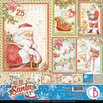 Blocco di Carte Scrap Dear Santa cm 30 x 30