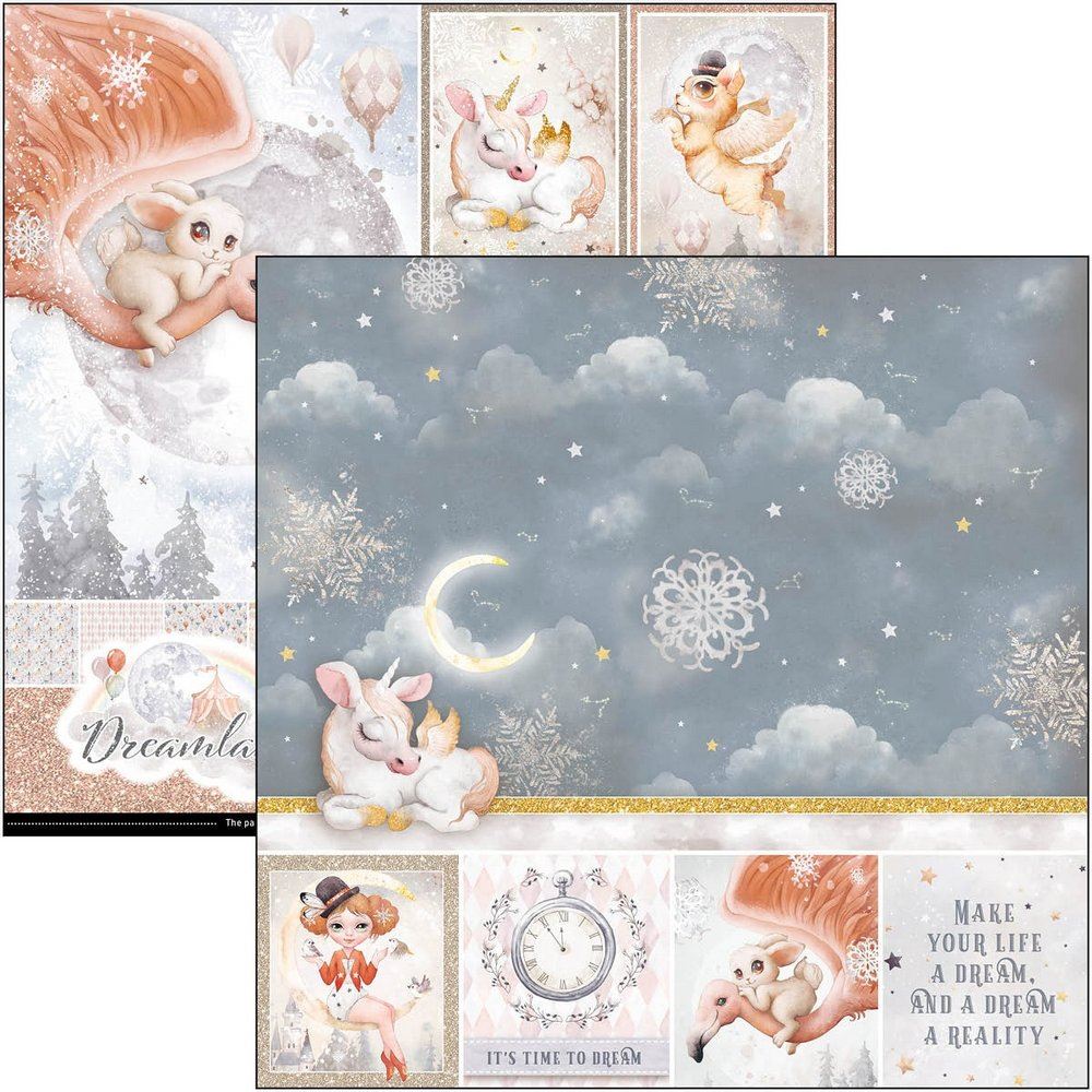 Blocco di Carte Scrap Dreamland cm 30 x 30