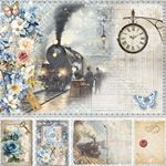 Blocco di Carte Scrap Eastern Journey Pad cm 20 x 20