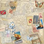 Blocco di Carte Scrap Eastern Journey Pad cm 20 x 20