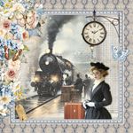 Blocco di Carte Scrap Eastern Journey Paper Pad cm 30 x 30