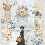 Blocco di Carte Scrap Eastern Journey Paper Pad cm 30 x 30