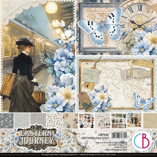 Blocco di Carte Scrap Eastern Journey Patterns Pad cm 30 x 30