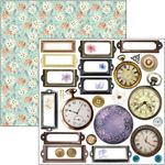 Blocco di Carte Scrap Enchanted Land cm 15 x 15