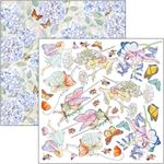 Blocco di Carte Scrap Enchanted Land cm 15 x 15