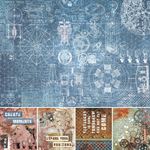 Blocco di Carte Scrap Engine of the Future cm 30 x 30
