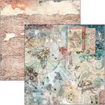 Blocco di Carte Scrap Engine of the Future cm 30 x 30
