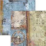 Blocco di Carte Scrap Engine of the Future cm 30 x 30