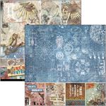 Blocco di Carte Scrap Engine of the Future cm 30 x 30