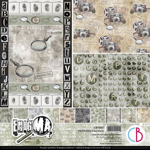 Blocco di Carte Scrap Enigma