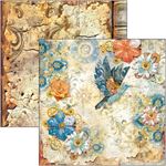 Blocco di Carte Scrap Espirit de Voyage cm 30 x 30