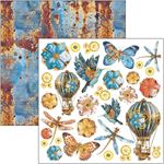 Blocco di Carte Scrap Espirit de Voyage cm 30 x 30