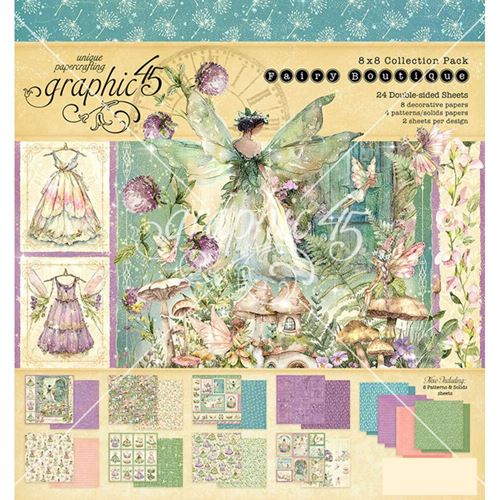 Blocco di Carte Scrap Fairy Boutique cm 20 x 20