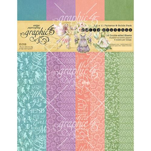 Blocco di Carte Scrap Fairy Boutique cm 21 x 28