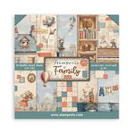 Blocco di Carte Scrap Family cm 30 X 30