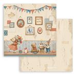 Blocco di Carte Scrap Family cm 30 X 30