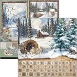 Blocco di Carte Scrap Forest Tales Patterns Pad cm 30 x 30