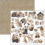 Blocco di Carte Scrap Forest Tales Patterns Pad cm 30 x 30