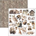 Blocco di Carte Scrap Forest Tales cm 20 x 20