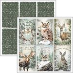 Blocco di Carte Scrap Forest Tales cm 30 x 30