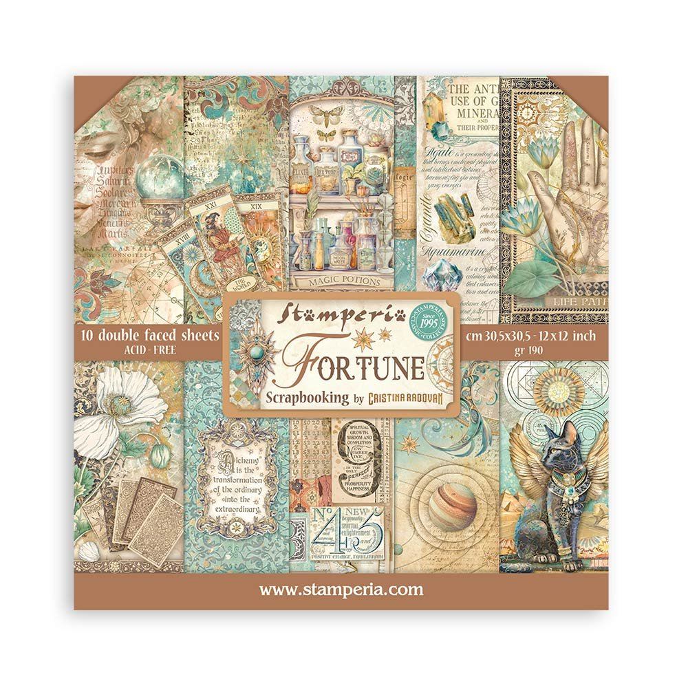 Blocco di Carte Scrap Fortune cm 30 X 30
