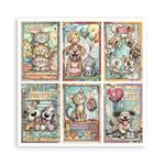 Blocco di Carte Scrap Furry Friends 2 cm 20 x 20