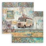 Blocco di Carte Scrap Furry Friends 2 cm 30 X 30