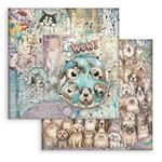 Blocco di Carte Scrap Furry Friends 2 cm 30 X 30
