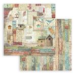 Blocco di Carte Scrap Garden cm 20 X 20