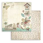 Blocco di Carte Scrap Garden cm 20 X 20