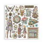 Blocco di Carte Scrap Gardens of Time cm 20 x 20