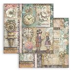 Blocco di Carte Scrap Gardens of Time cm 20 x 20