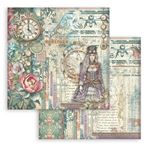 Blocco di Carte Scrap Gardens of Time cm 30 X 30
